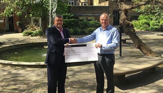 Aecus raises £3,675 for children charity in Bury St Edmunds