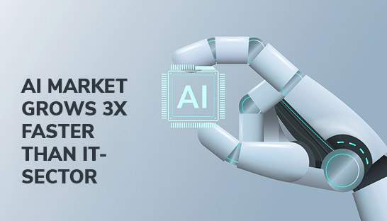 Global AI market to grow with 19% per year to $1 trillion in 2027