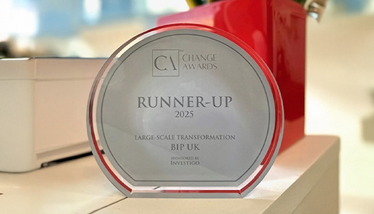 BIP lauded at 2025 Change Awards for law enforcement transformation
