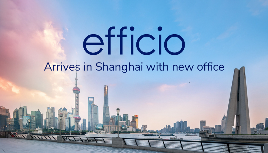Efficio arrives in Shanghai with new office