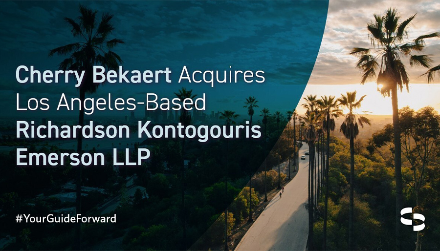 Cherry Bekaert acquires Los Angeles-based Richardson Kontogouris Emerson