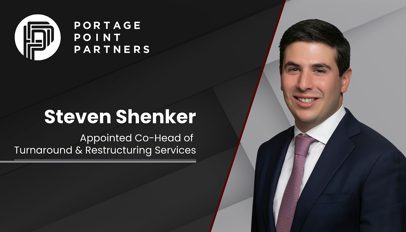 Portage Point appoints Steven Shenker as co-head of turnaround 